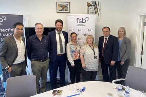 Shadow Trade Minister meets small businesses in Hemel Hempstead to discuss scrapping business rates